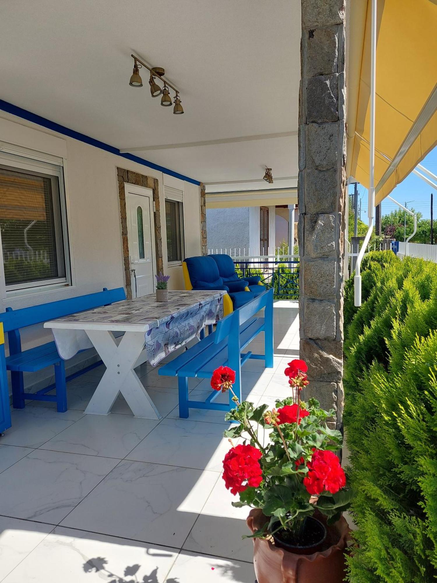Villa Blue House Nea Kallikrateia Exterior foto
